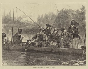 Pesca en puntal en el Támesis
